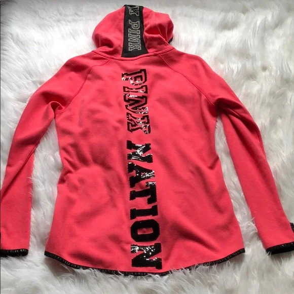 VS PINK • PINK Nation Limited Edition Sequin Sweatshirt - Picture 4 of 11